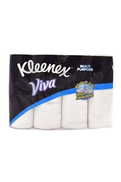 Kleenex مناشف مطبخ متعددة الاستخدامات ذات طبقتين (عبوة من 4 قطع)