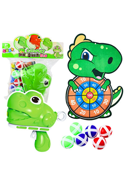 LeanToys Joc de tir la țintă cu dinozauri