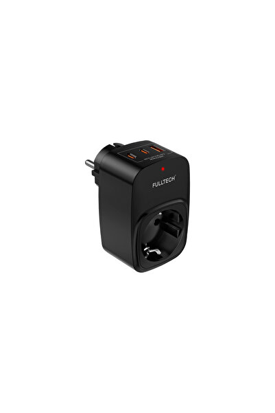 EcoFast Akım Korumalı Priz, Tekli Priz, USB’li Priz ve Type-C Priz, Priz Çokl...