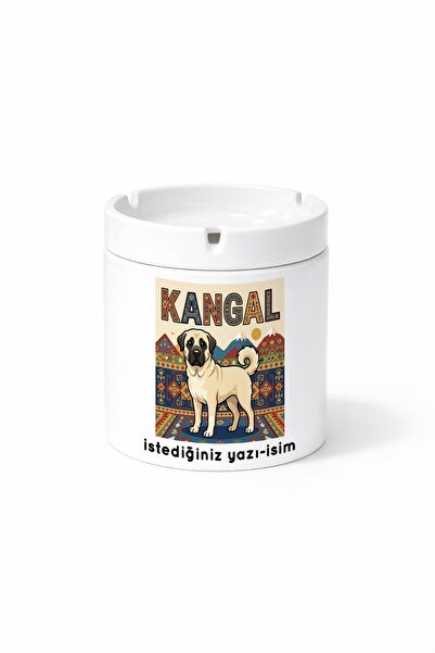 Kirbi Reklam Animal Kangal Turkish Shepherd Dog Double Sided Printed Ashtray ...