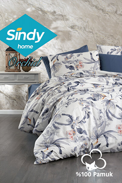 Orchid %100 Pamuk Ranforce Çift Kişilik Nevresim Takımı