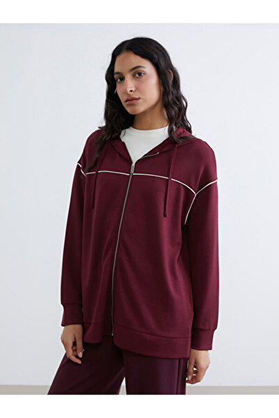 LC Waikiki Timeless Clothing & Timeless Choices Hooded Loose Fit Women's Zipp...