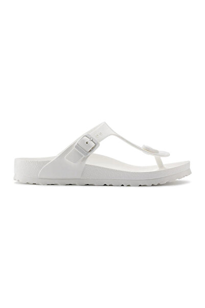 Birkenstock جيزة إيفا 128221 شبشب للجنسين باللون الأبيض من جاست ستيب