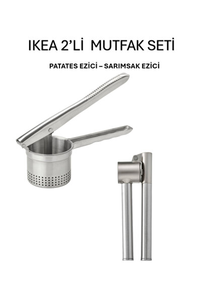 IKEA Set of 2 Potato Mashers and Garlic Mashers Advantage Set