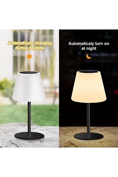 Other Lampă solară de masă, Lampă de exterior, Lampă solară de masă LED cu ba...
