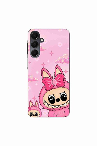 OEM Husa compatibila cu Samsung Galaxy A16 Silicon Gel Tpu Model Labubu Pink ...