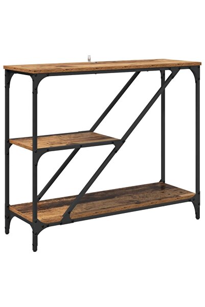 vidaxl Masă de consolă Lemn Vechi 88,5 x 30 x 75 cm Lemn compozit