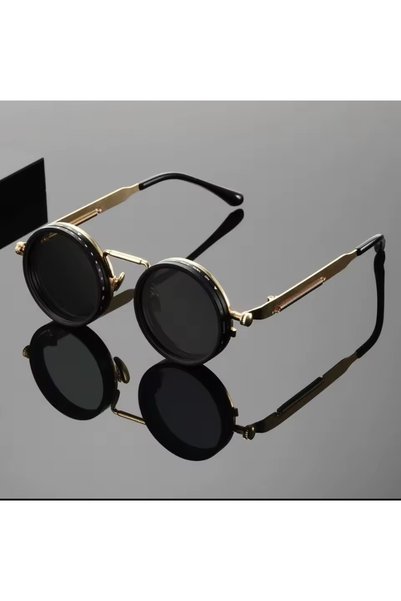 charmerprincesses Sunglasses Steampunk Adjustable Vintage Lenses Polarized 100% Uv Protection Retro Style