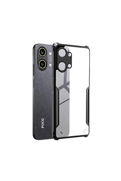 Microcase POCO 8X Pro Max 5G ile uyumlu Airbag Serisi Darbeye Dayanıklı Köşe ...