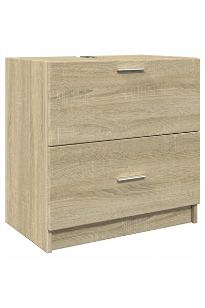 vidaxl Dulap de chiuvetă, stejar sonoma, 59x37x59 cm, lemn prelucrat