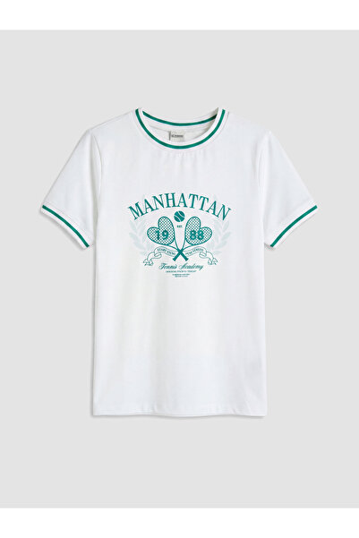 LC Waikiki Manhattan Printed Girls' T-Shirt