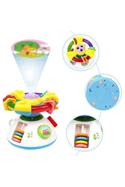 LEARNING FUN Jucarie copii Volan interactiv cu sunete si proiectii