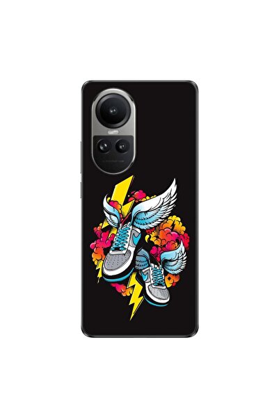 OEM Case compatible with Oppo Reno10 5G Silicon Gel Tpu Fashion Sneakers Pattern