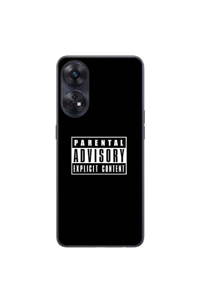 OEM Husa compatibila cu Oppo Reno 8T 4G Silicon Gel Tpu Model Parental Advisory