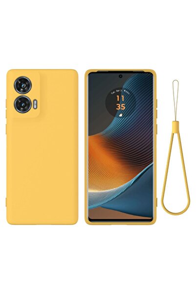 sscase Solid Color Θήκη Σιλικόνης Yellow (Motorola Edge 50 Fusion 5G)