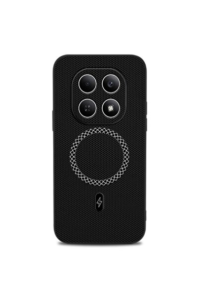 sscase Triangle Texture Magsafe Σκληρή Θήκη Black (Xiaomi Redmi Note 15 4G)