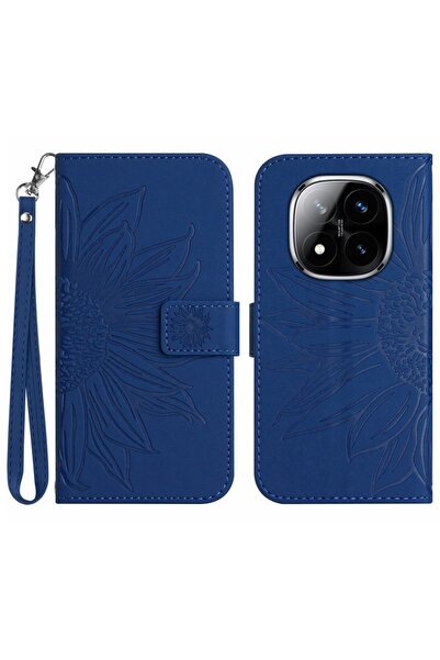 sscase Sun Flower Θήκη Πορτοφόλι Sapphire Blue (Xiaomi Redmi Note 14 Pro 4G)
