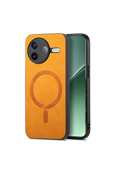 sscase MagSafe Soft Touch Σκληρή Θήκη Yellow (Xiaomi Poco F7 Pro 5G)