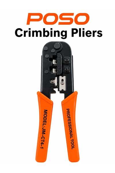 POSO JM-CT4-1 Professional Crimping Pliers – Precision Wire Crimper Tool for ...