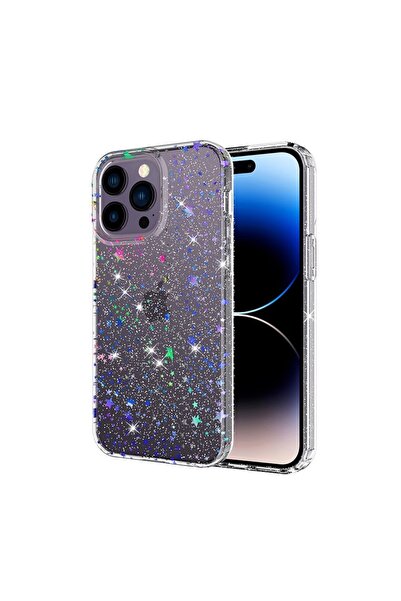 sscase Laser Σκληρή Θήκη Σιλικόνης Silver Stars (Apple iPhone 14 Pro)