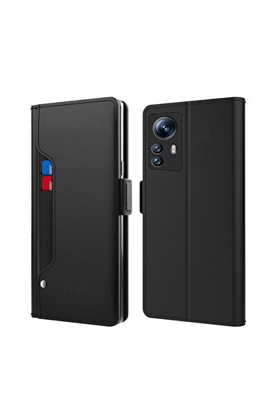 sscase Mirror Function Θήκη Πορτοφόλι Black (Xiaomi Redmi Note 12S 4G)