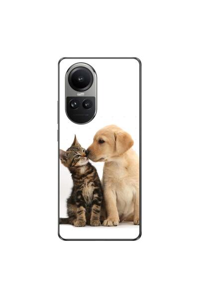 OEM Husa compatibila cu Oppo Reno10 5G Silicon Gel Tpu Model Pisicuta Catelus...