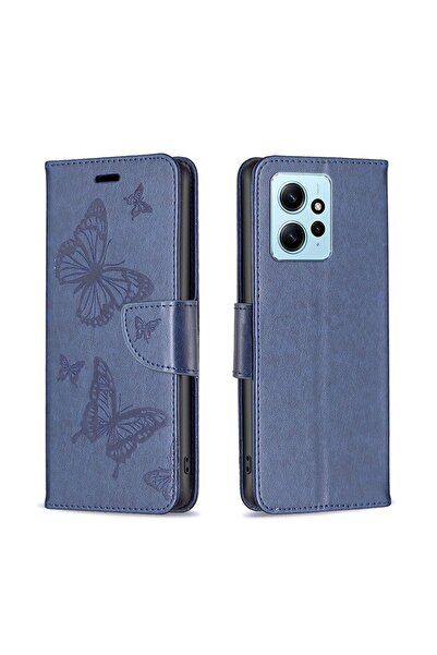sscase Two Butterflies Θήκη Πορτοφόλι Blue (Xiaomi Redmi Note 12 4G)