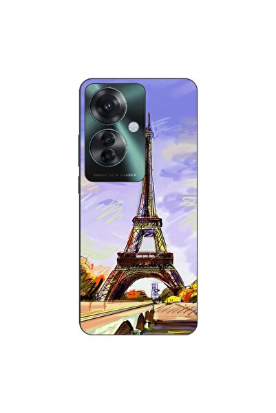 OEM Husa compatibila cu Oppo Reno11 F 5G Silicon Gel Tpu Model Desen Turnul E...