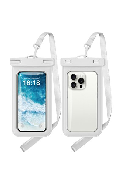 sscase Αδιάβροχη Θήκη για Smartphone έως 7.0 inches White (Universal Waterproof)