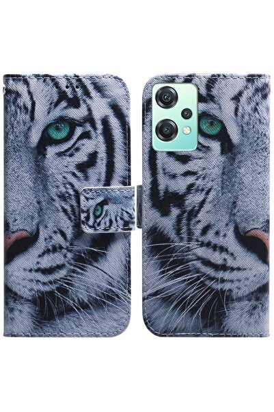 sscase Colored Drawing Θήκη Πορτοφόλι Tiger (OnePlus Nord CE 2 Lite 5G)