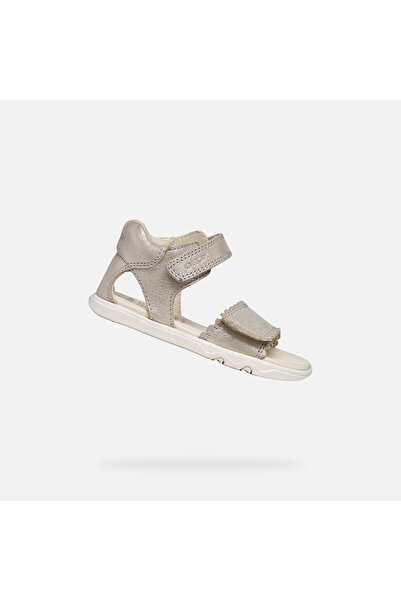Geox Sandale Steppieup - Sandale tip barefoot pentru fete, Bej