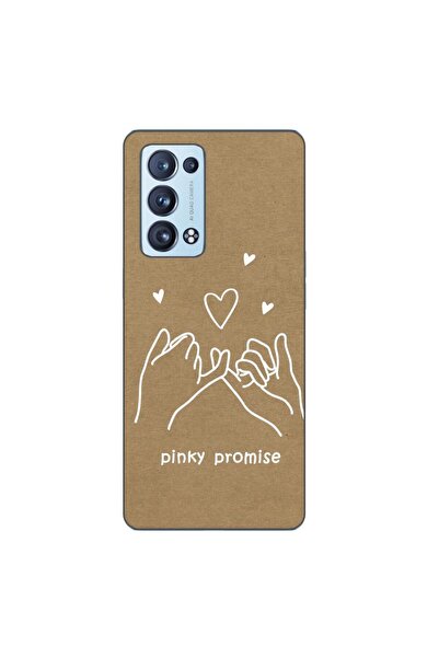 OEM Калъф, съвместим с Oppo Reno6 Pro 5G, силиконов гел TPU, модел BFF Pinky ...