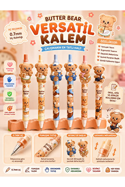 VERSATİL KALEM - BUTTER BEAR 0,7mm
