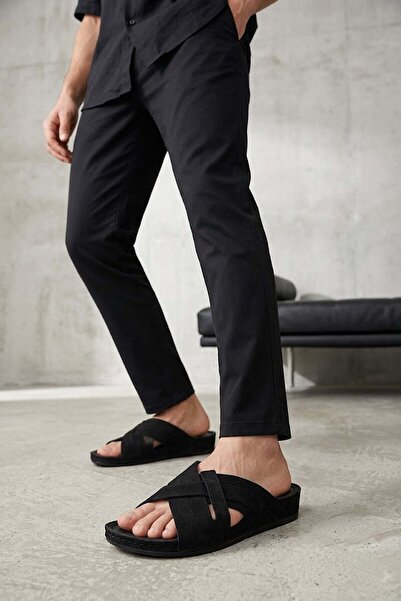 EA Sports Elit Mysss264-030 Men's Flat Slippers Black