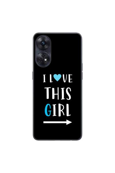 OEM Husa compatibila cu Oppo Reno8 T 4G Silicon Gel Tpu Model Cupluri I love ...