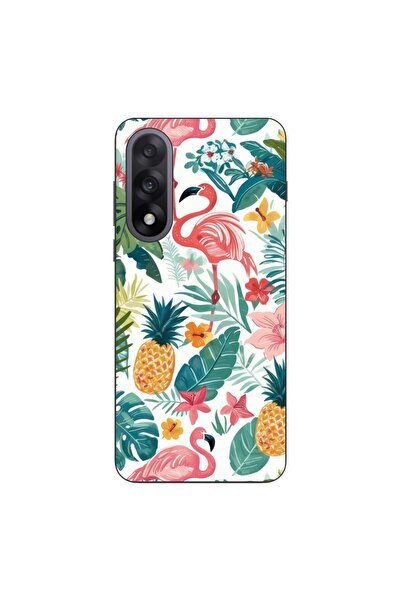 OEM Husa compatibila cu OnePlus Nord 5 Silicon Gel Tpu Model Tropical Pattern