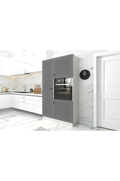 Kenzlife membran ankastre fırın dolabı banu gribyz panjur 180*100*56 mebran k...
