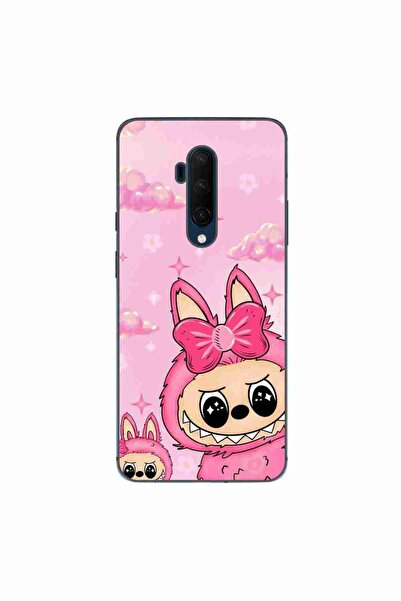 OEM Husa compatibila cu OnePlus 7T Pro Silicon Gel Tpu Model Labubu Pink Fantasy