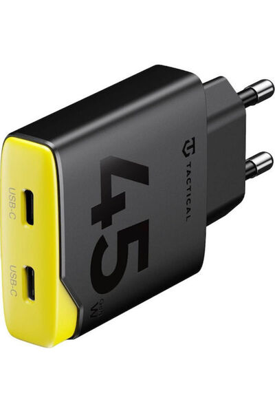 Tactical Φορτιστής χωρίς καλώδιο GaN με 2 θύρες USB-C, 45W Power Delivery, Μα...