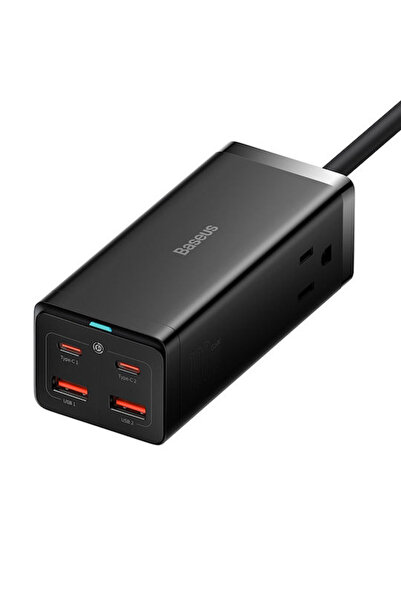 Baseus Βάση φόρτισης με 2 θύρες USB-A και 2 θύρες USB-C 100W σε μαύρο χρώμα (...