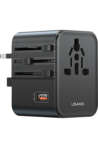 Usams Ασύρματος φορτιστής με θύρα USB-A 25W Μαύρο (CC309TC01)