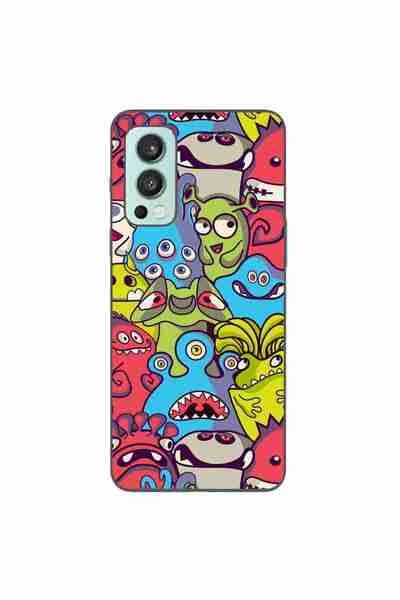 OEM Husa compatibila cu OnePlus Nord 2 Silicon Gel Tpu Model Squishi Monsters