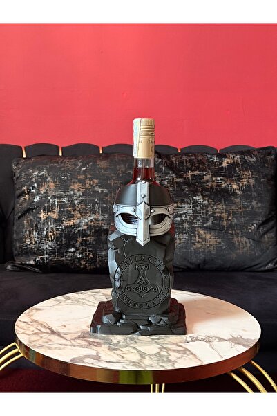 3dlink Suport pentru sticle Armură viking cu cască și Mjolnir