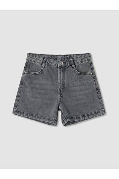 LC Waikiki Elastic Waist Girls' Jean Shorts