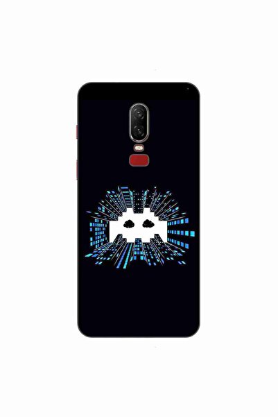 OEM Husa compatibila cu OnePlus 6 Silicon Gel Tpu Model Sky Invaders