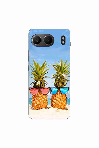 OEM Husa compatibila cu OnePlus Nord 4 Silicon Gel Tpu Model Beach Pinneaples