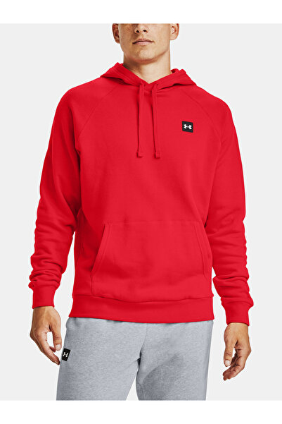 Under Armour Mikina Rival Fleece Hoodie-RED