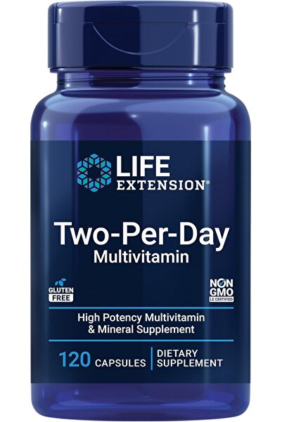 Life Extension Two-Per-Day Multivitamin, Packed with Over 25 Vitamins, , 120 ...