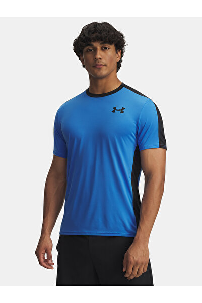 Under Armour Tricou bărbătesc UA HG Wordmark SS-BLU