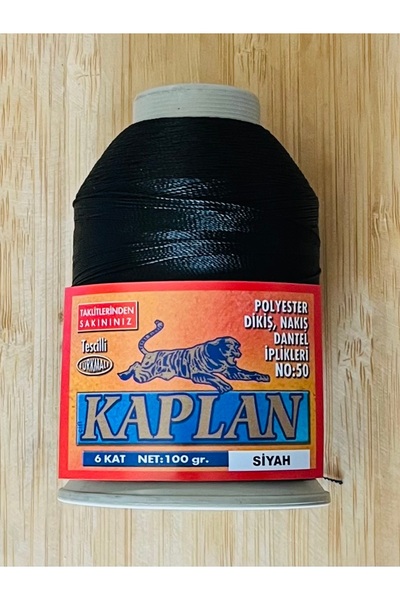Öztürk Tuhafiye Kaplan 6 Ply 100 Gr Polyester Sewing, Embroidery, Lace Hand E...